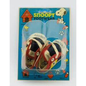 Vintage Snoopy Footwear 1965 United Features Syndicate Peanuts Rare Snoopy Promo